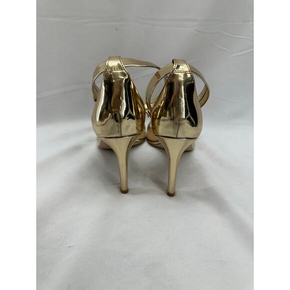 J.Crew gold patent leather heels 9 - Picture 4 of 5